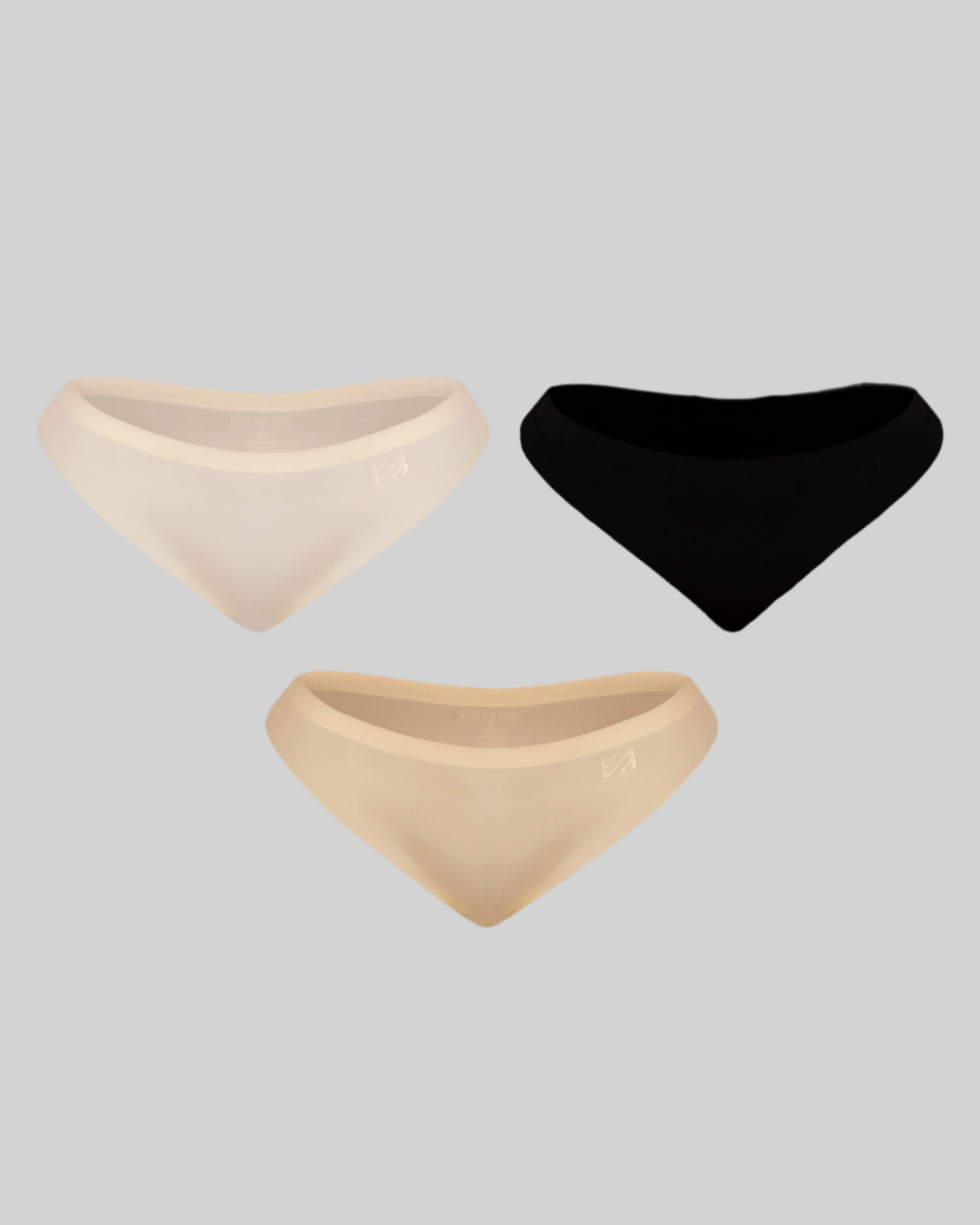 NO-SHOW SEAMLESS PANTY PACK (SET OF 3) [FINAL SALE]
