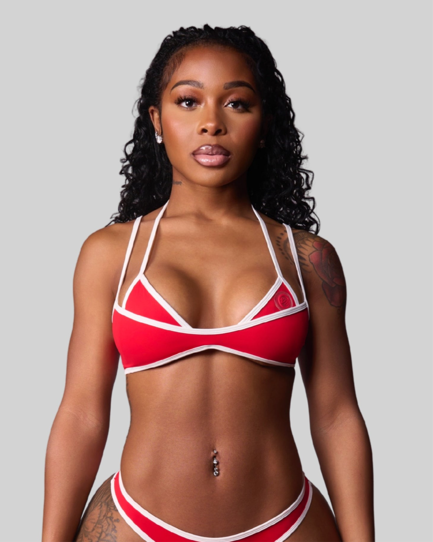 JERSEY SHORE RED BIKINI TOP