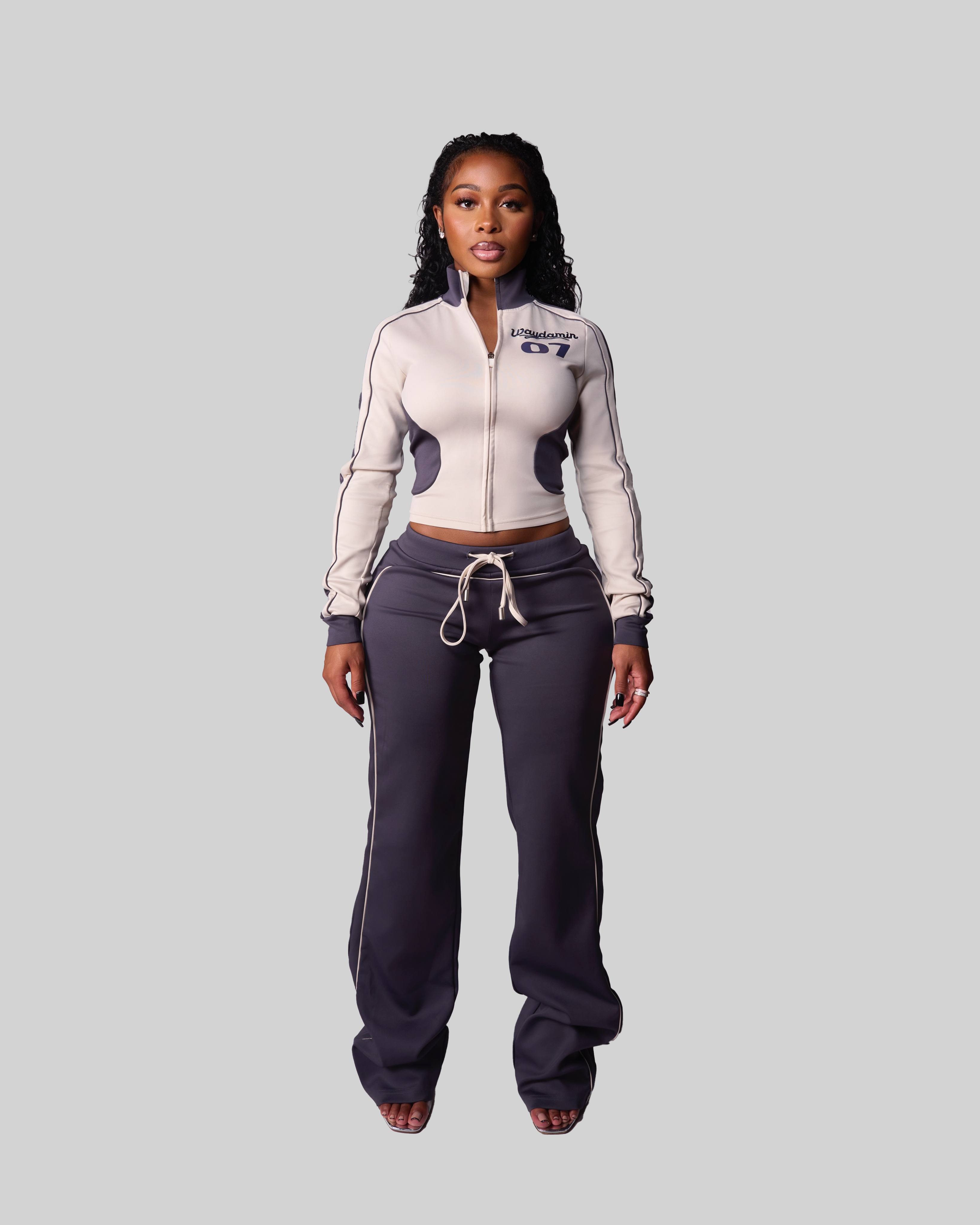 7VARSITY TRACK PANTS (NAVY)