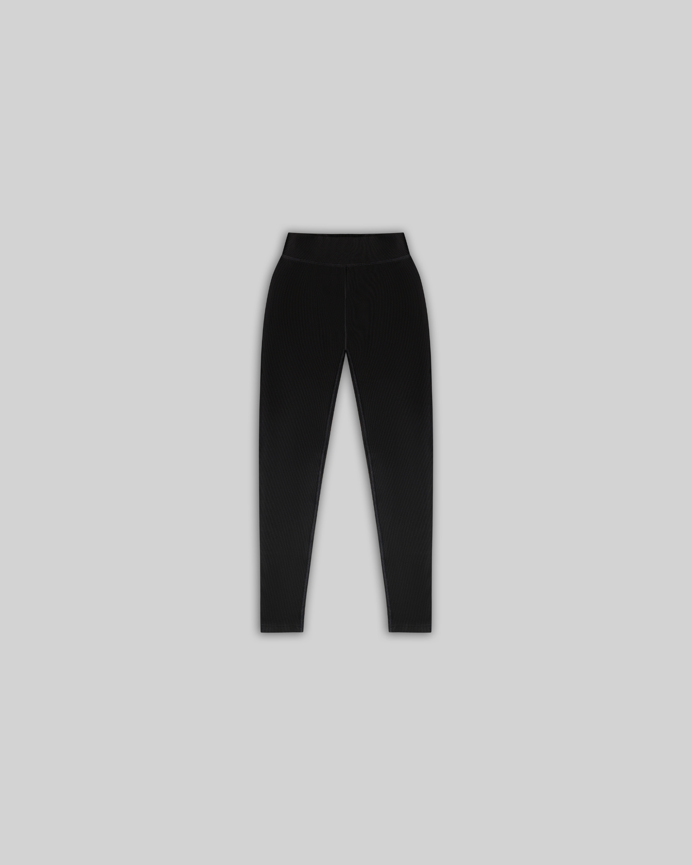 BASICS RIBBED LEGGINGS - BLACK [FINAL SALE]