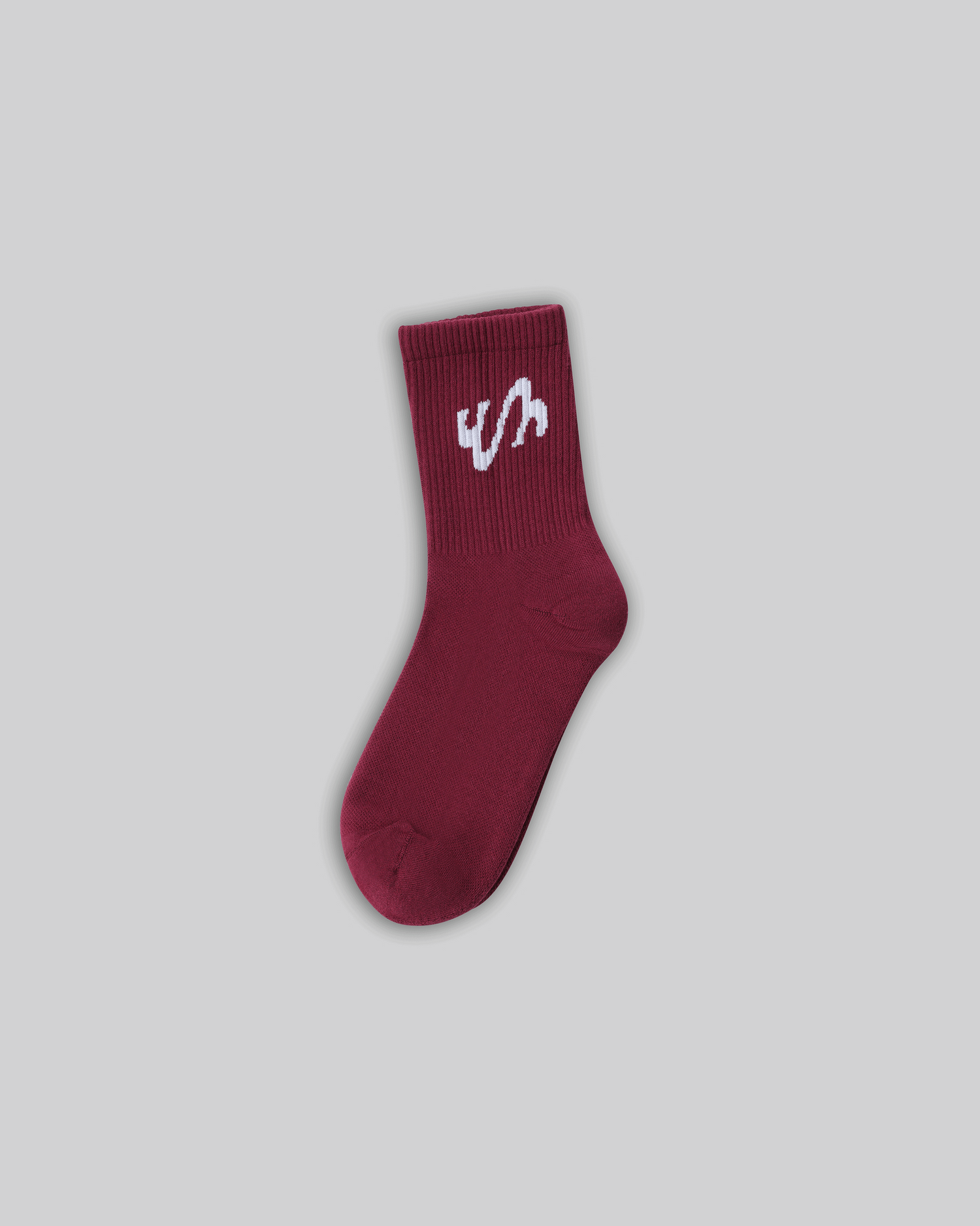 COMFORT LOUNGE SOCKS (BURGUNDY) [FINAL SALE]