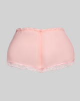 LOVE ME NOT SCALLOPED MESH SHORTS (BABY PINK) thumbnail 3