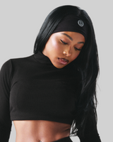 WM WIDE HEADBAND - BLACK [FINAL SALE] thumbnail 2