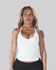 BASICS RIBBED BEATER (WHITE)