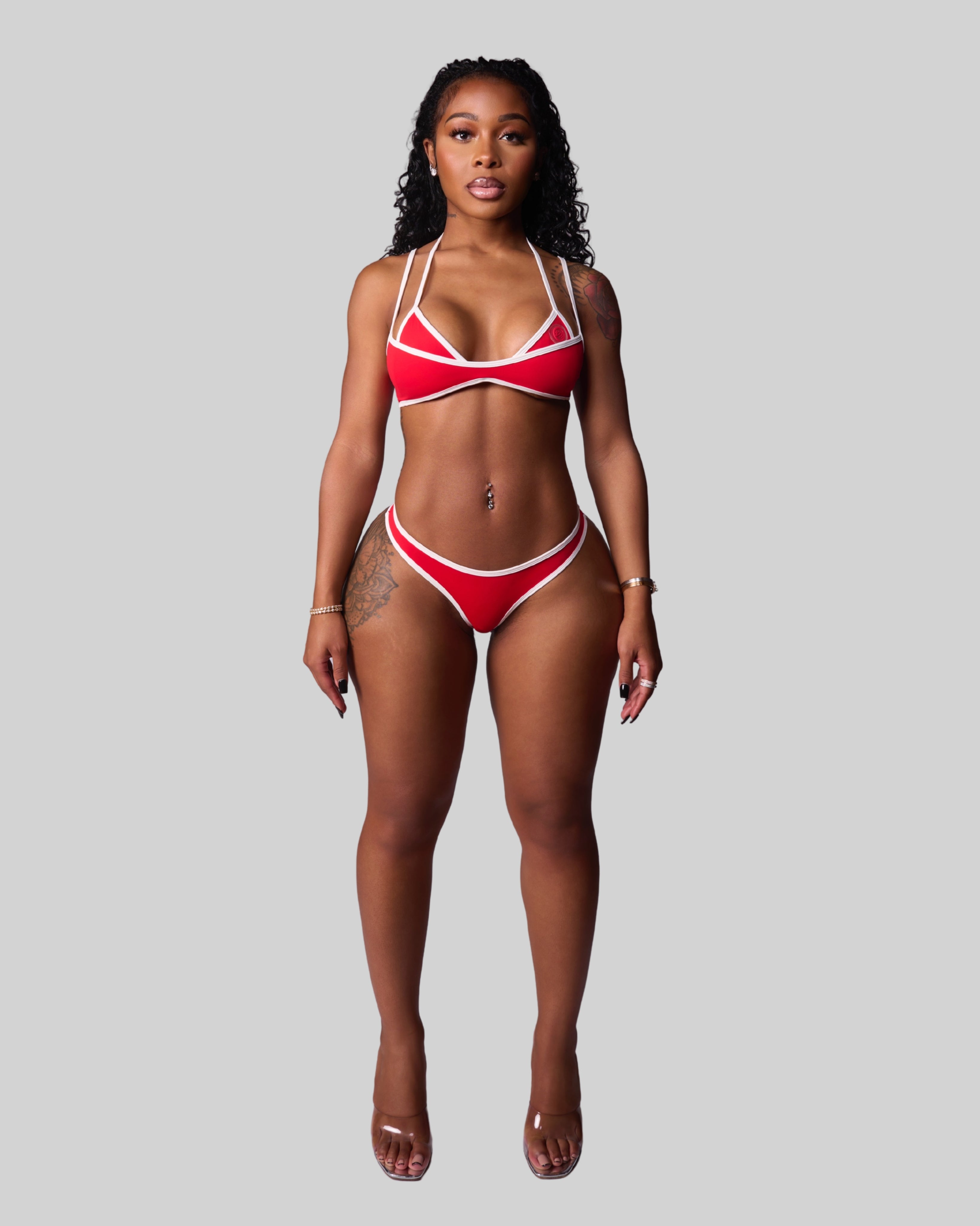 JERSEY SHORE RED BIKINI TOP