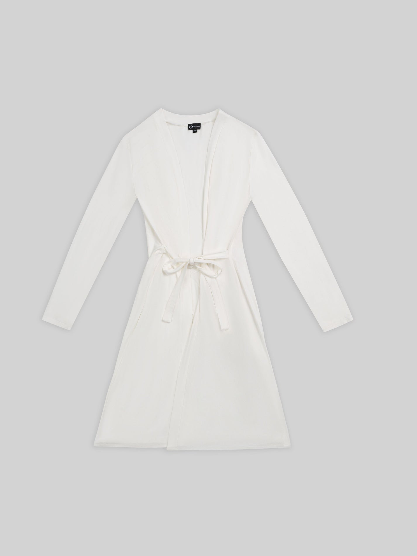 LOUNGE SHORT COZY ROBE (WHITE)