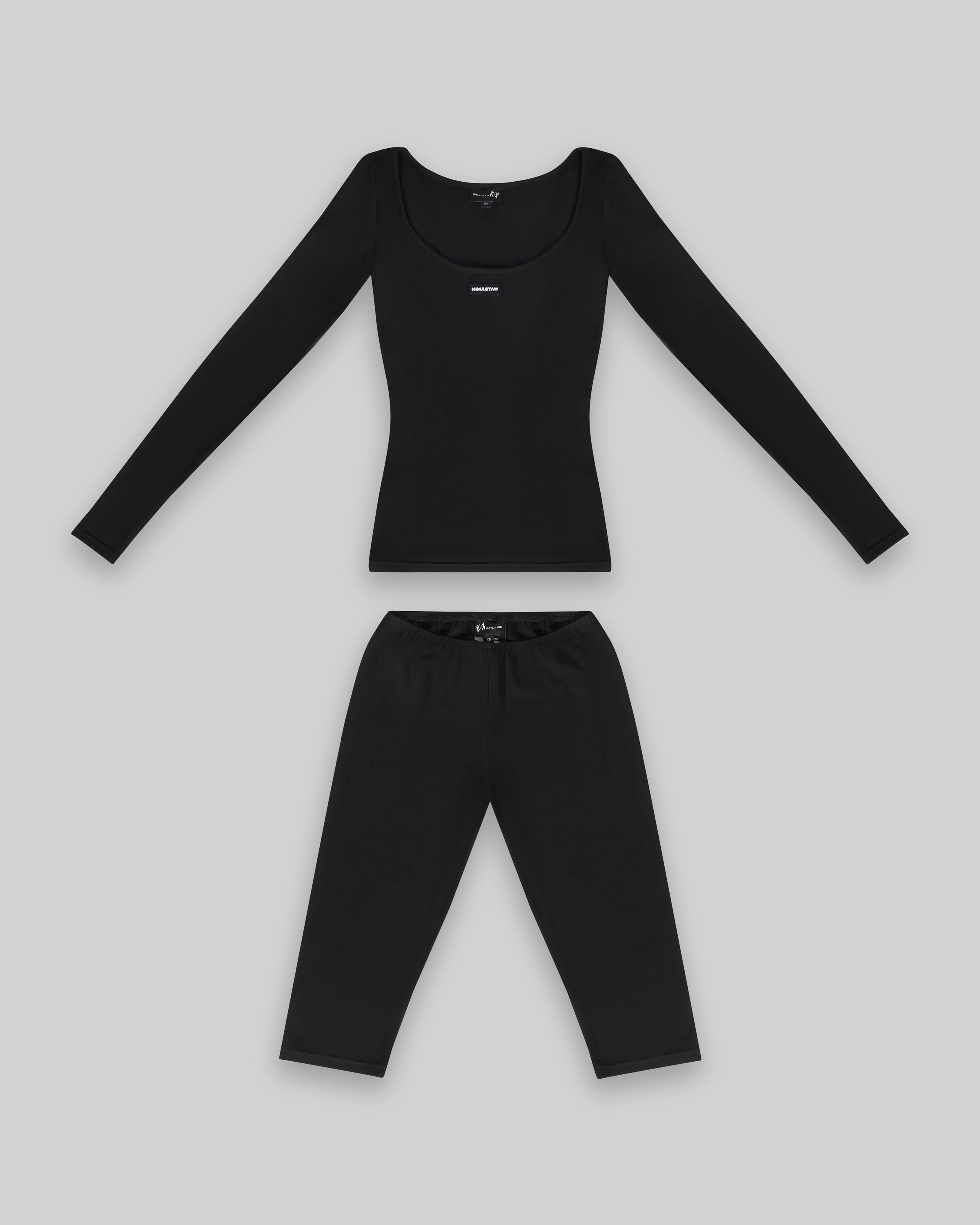 BASICS BOATNECK TOP (BLACK)