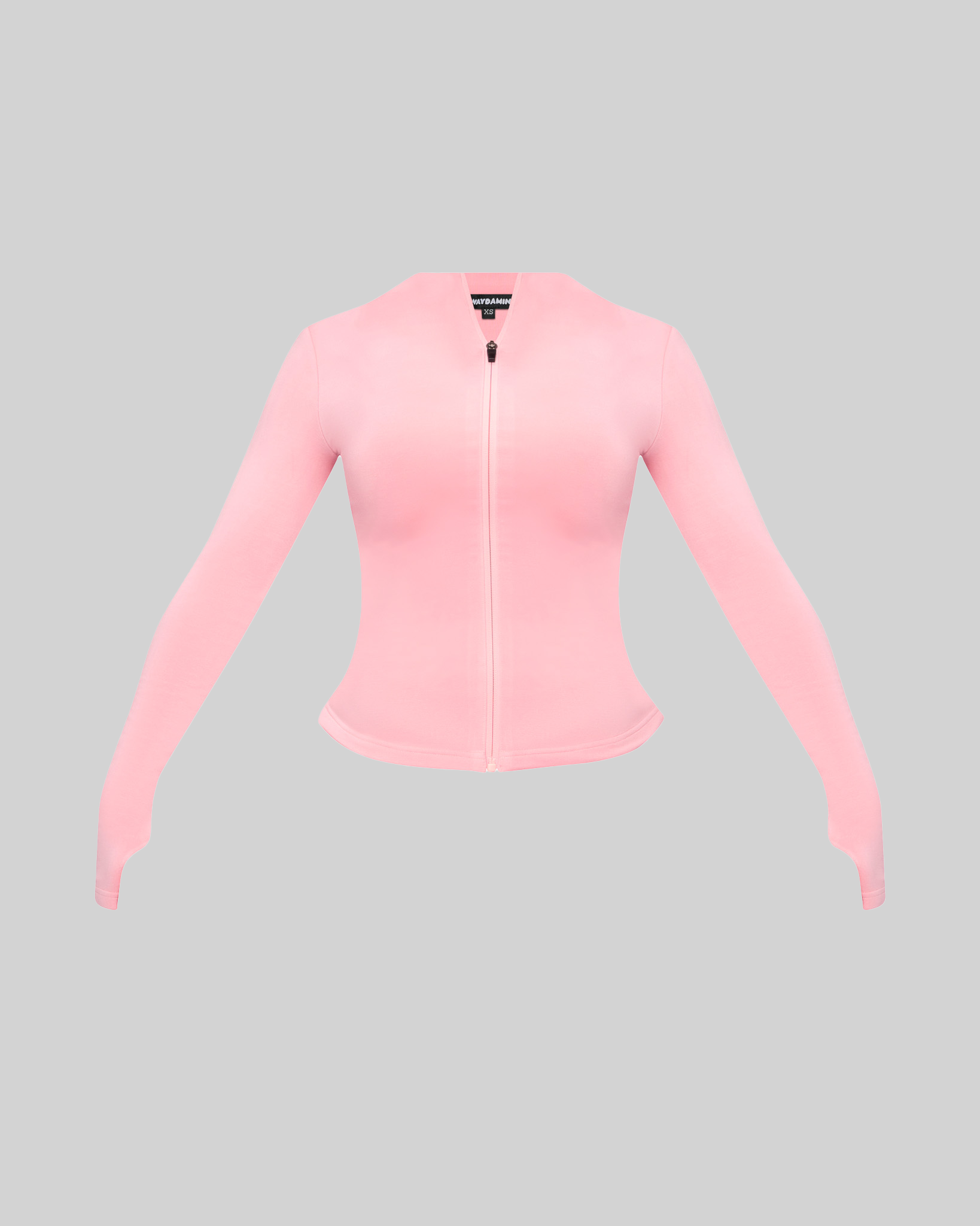 SEAMLESS ZIP UP JACKET (PINK)