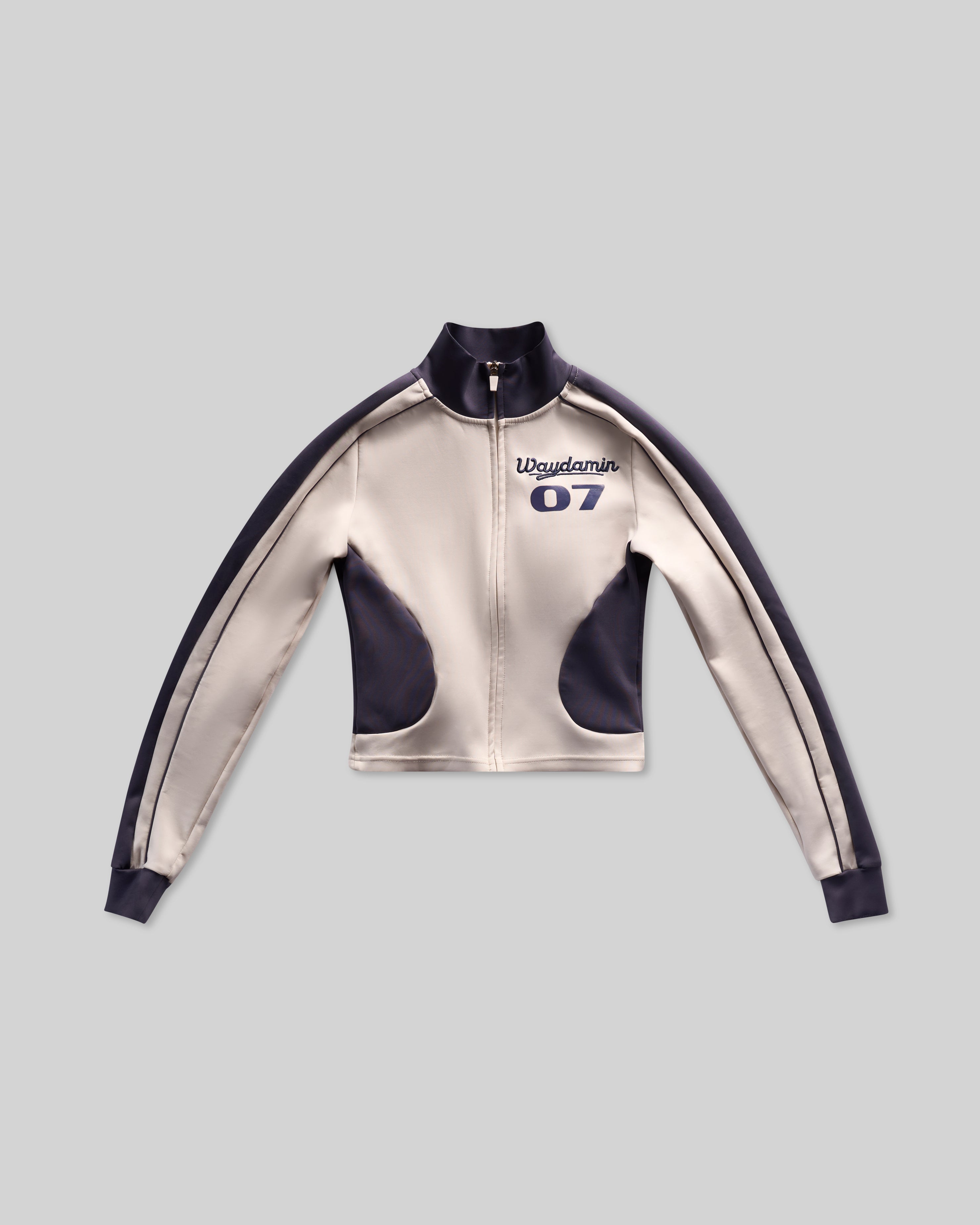 7VARSITY TRACK JACKET (NAVY)